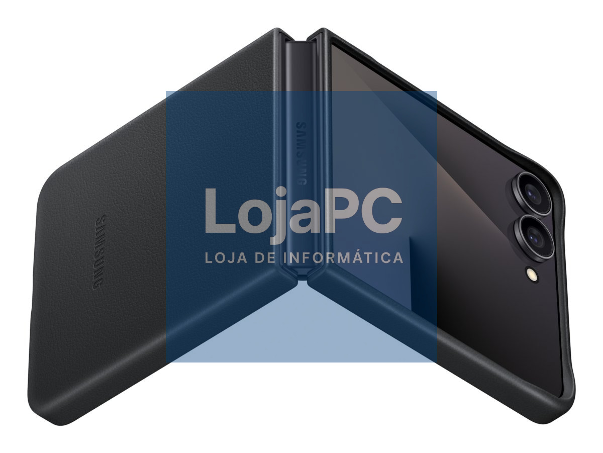 SAMSUNG Capa Vegana B7 FLIP 7 Preto