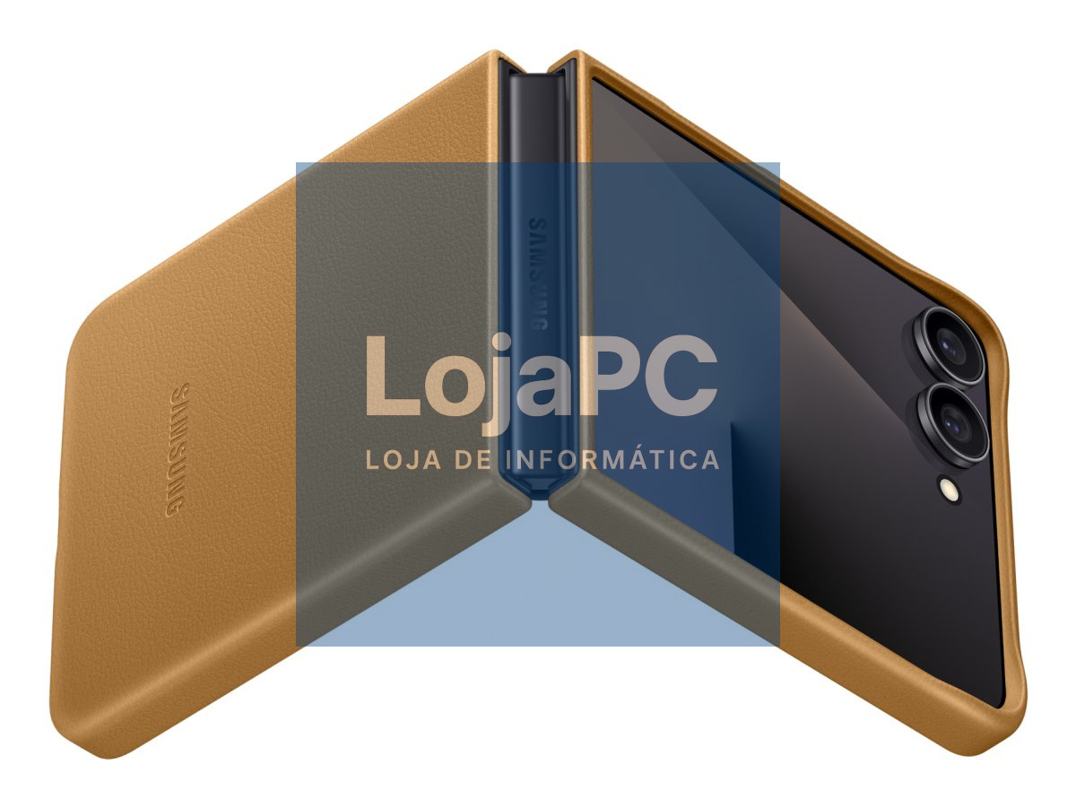 SAMSUNG Capa Vegana B7 FLIP 7 Camel