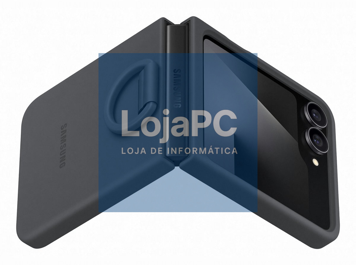 SAMSUNG Capa de Silicone B7R FLIP 7 R Preto