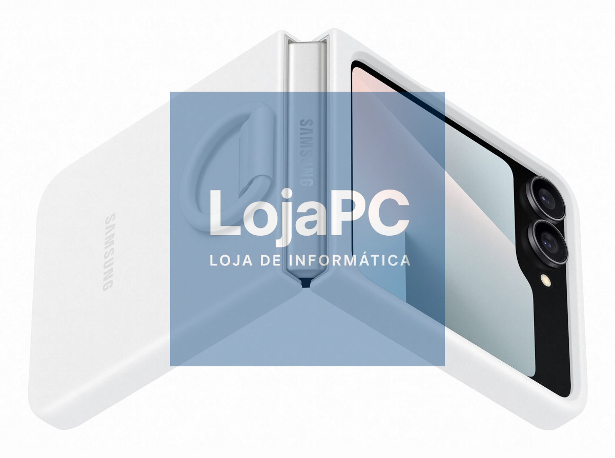 SAMSUNG Capa de Silicone B7R FLIP 7 R Branco