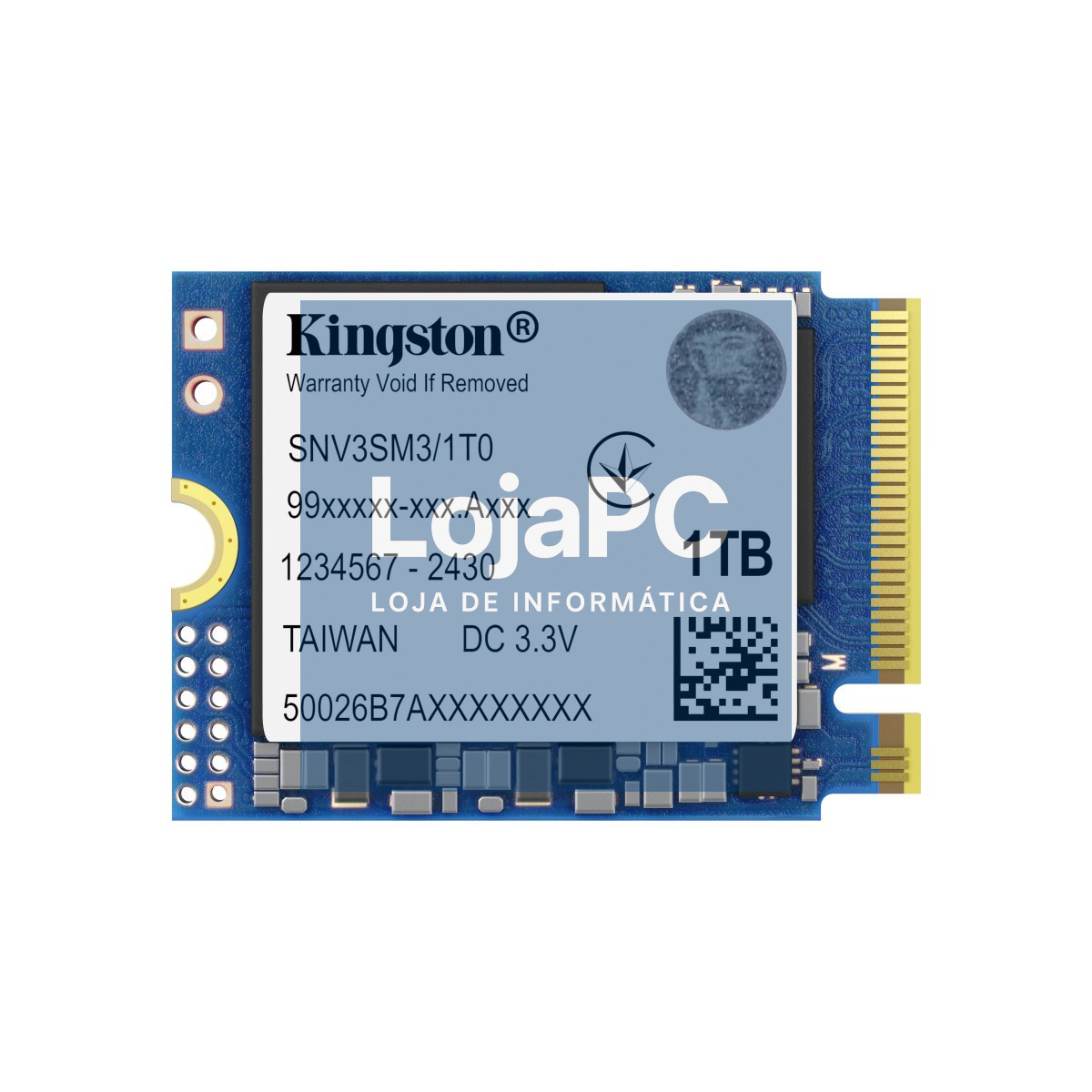 KINGSTON 1000GB NV3 M.2 2230 PCIe 4.0 NVMe SSD