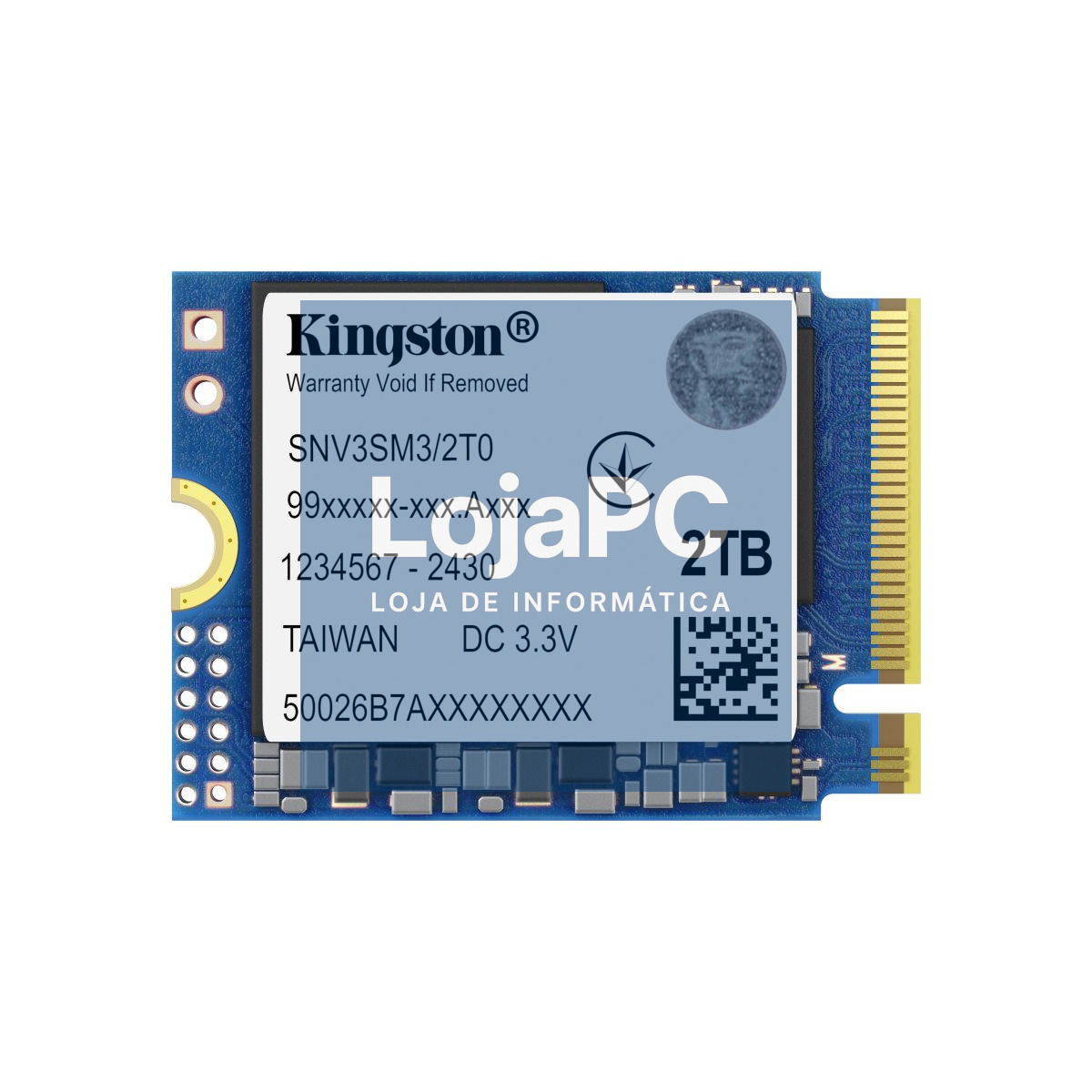 KINGSTON 2000GB NV3 M.2 2230 PCIe 4.0 NVMe SSD