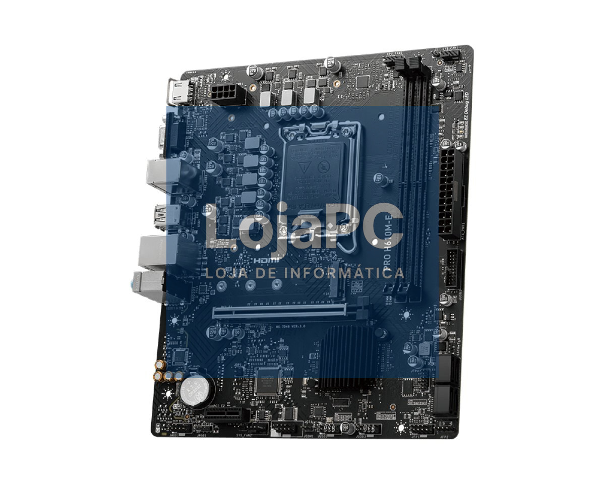 MSI PRO H610M-E LGA1700 2xDDR5 VGA/HDMI mATX MB