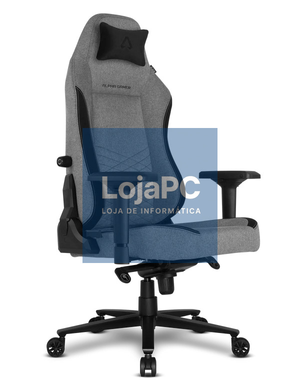 ALPHA GAMER Alegra Fabric Grey/Black V2