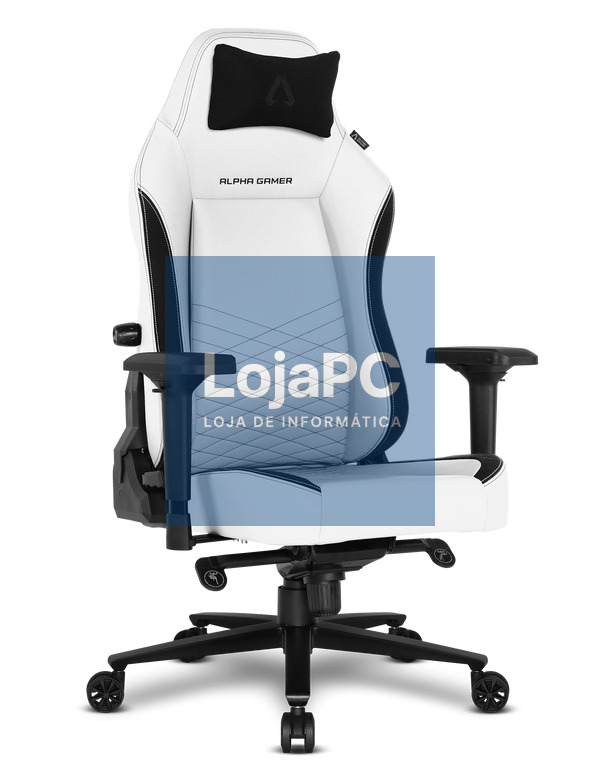 ALPHA GAMER Alegra PU Leather White/Black V2