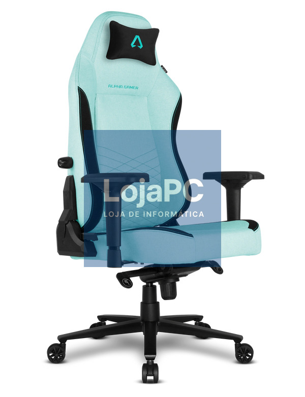 ALPHA GAMER Alegra Fabric Green/Black V2