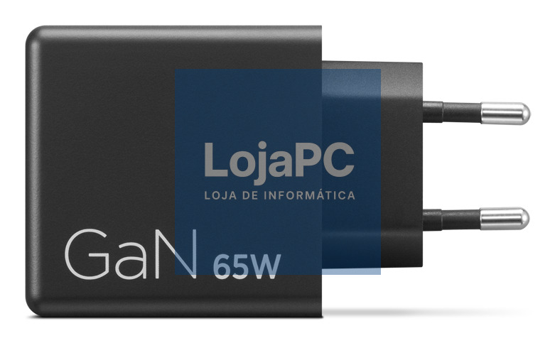 LENOVO Dual USB-C 65W GaN Charger Black EU
