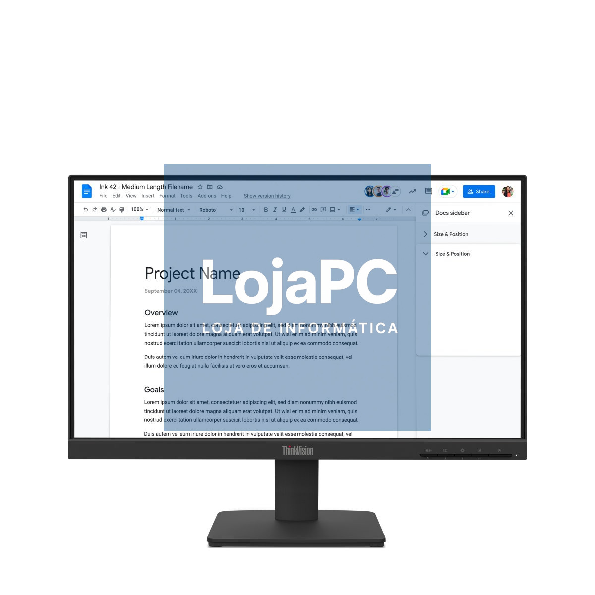 LENOVO ThinkVision S22-4e 21.5inch FHD IPS 100Hz HDMI VGA