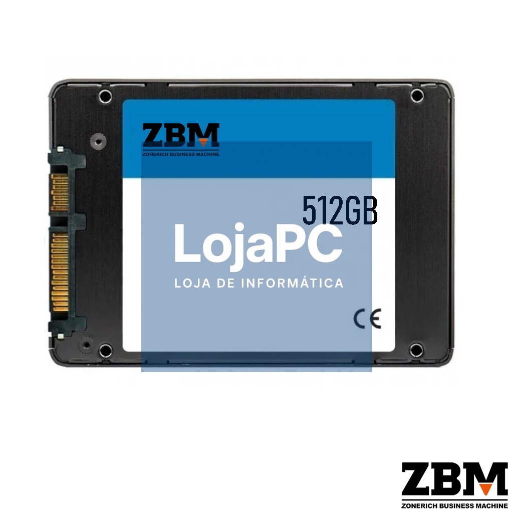 SSD 512Gb SATA 2.5" p/ POS ZBM