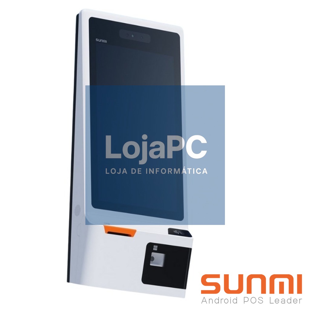 K2, SUNMI OS, A9, 24" screen, 4GB+32GB, Datalogic 2D Scanner, 80mm printer, Wifi, Wall Mounted, EU Adapter, 1-Y