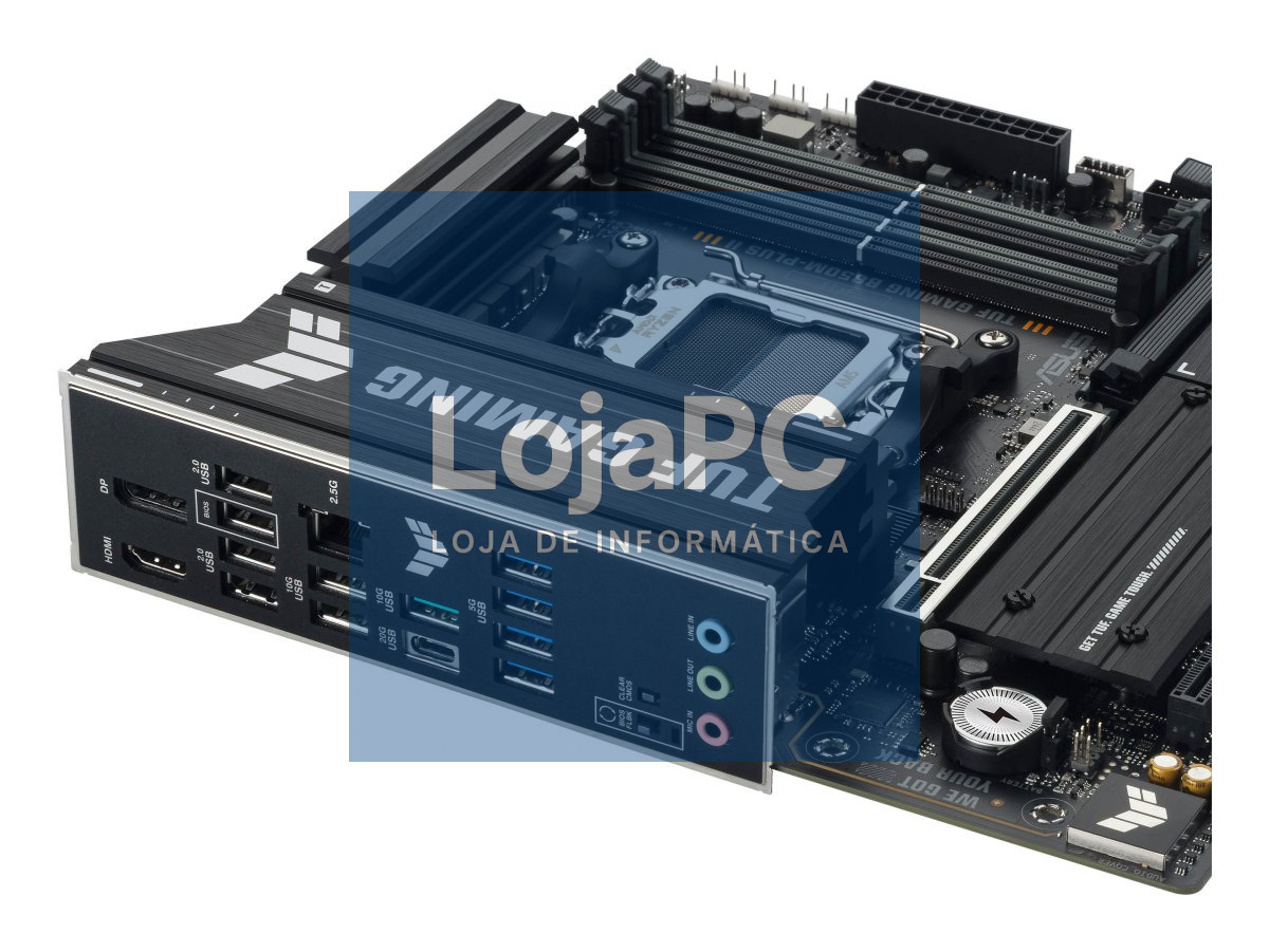 ASUS AMD TUF GAMING B850M-PLUS II Micro-ATX motherboard DDR5 PCIe 5.0 3xM.2 1xHDMI 1xDisplayPort