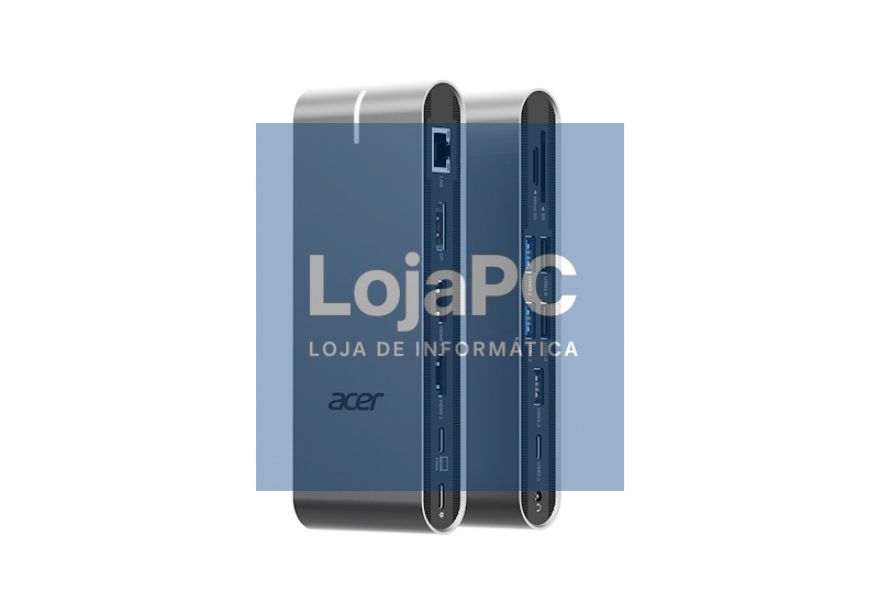 ACER TYPE C UNIVERSAL DOCKING STATION 15IN1 2xHDMI 4K 60HZ 1xDP 8K 30HZ 4xUSB A 3xUSB C 1xRJ45 1xSD 1xTF 1x3.5MM AUDIO