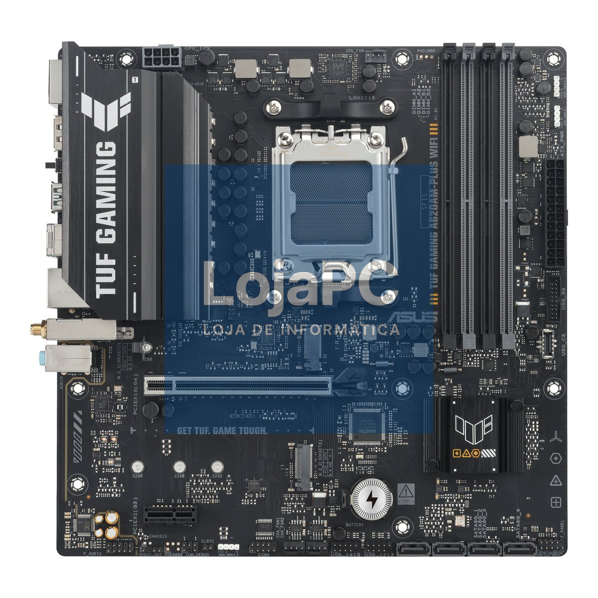 ASUS AMD A620A micro-ATX motherboard 4xDDR5 1xHDMI 2.1 2xDP 1.4 2xM.2 4xSATA