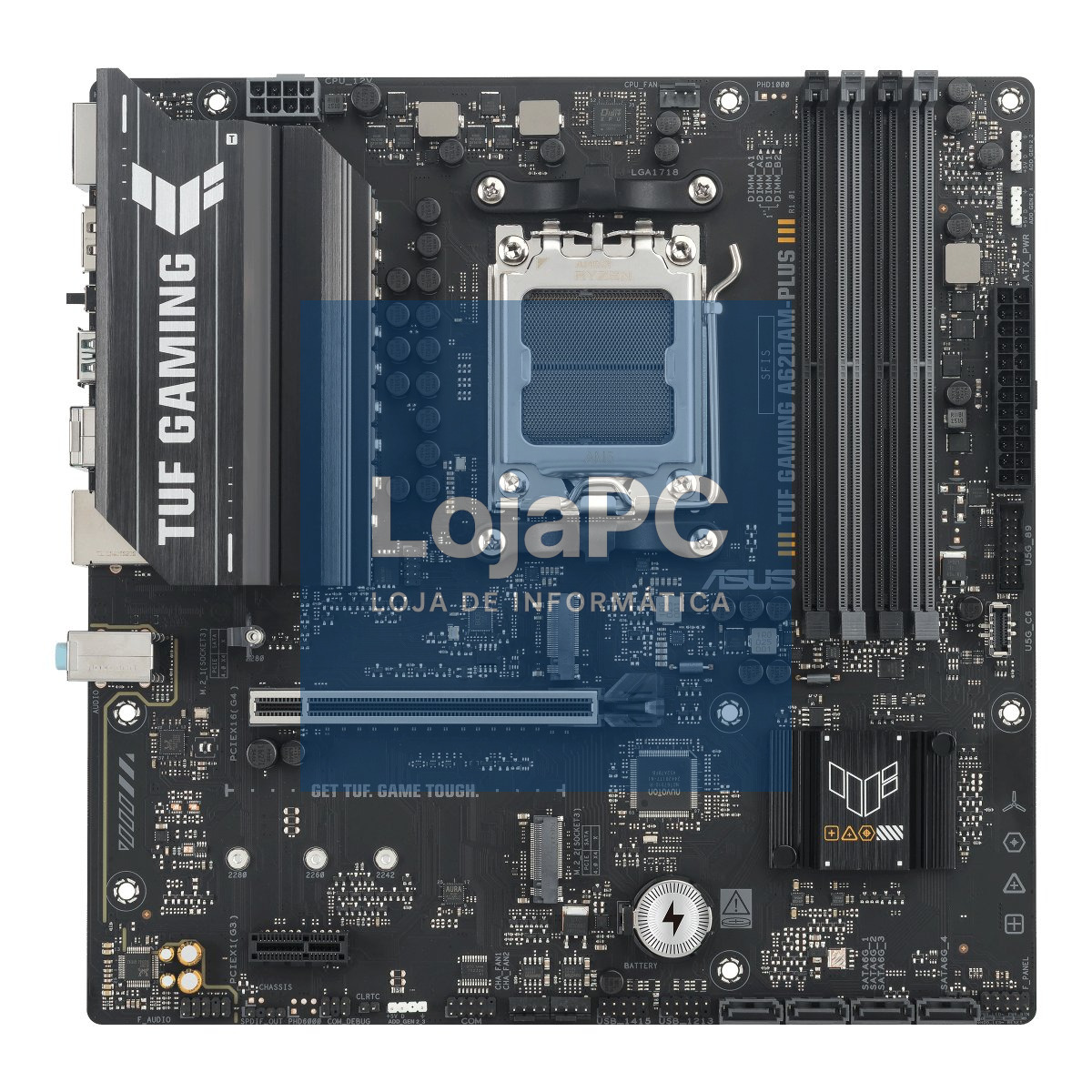ASUS AMD A620A micro-ATX motherboard 4xDDR5 1xHDMI 2.1 2xDP 1.4 2xM.2 4xSATA