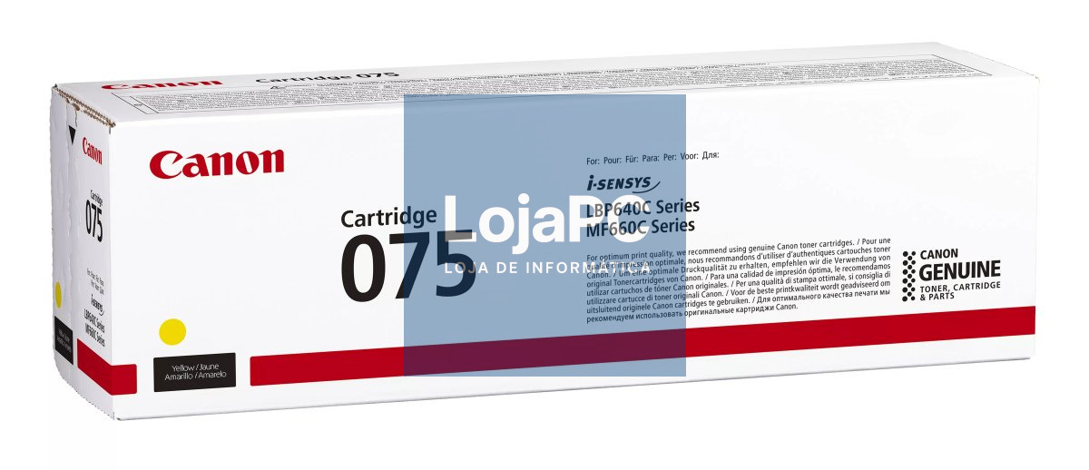 CANON Toner Cartridge 075 Y