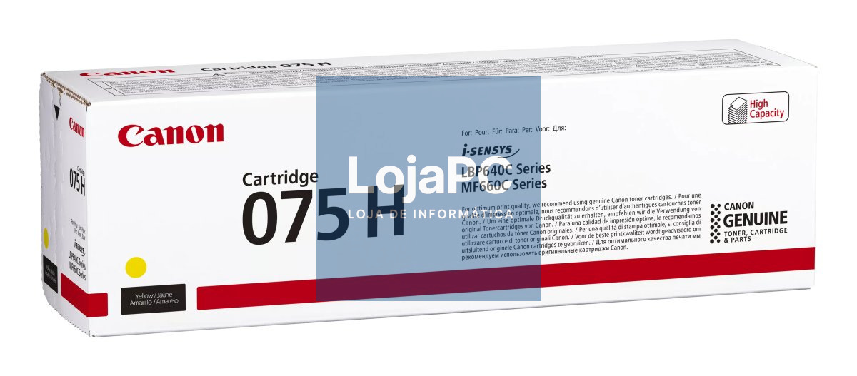 CANON Toner Cartridge 075 H Y