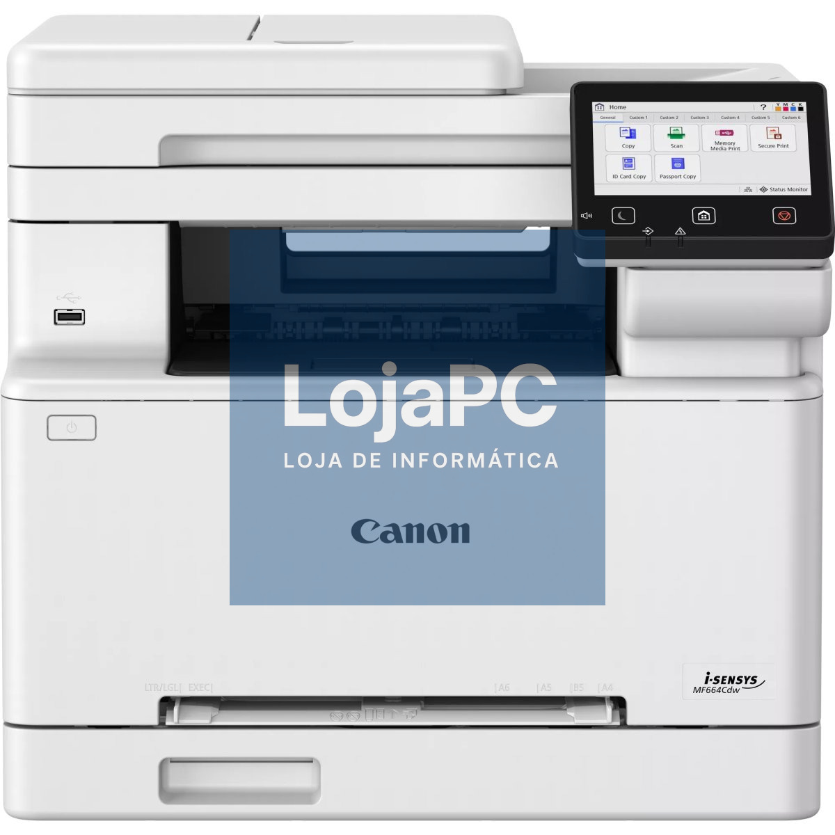 CANON MF664Cdw Laser Multifunction Printer 25ppm color A4