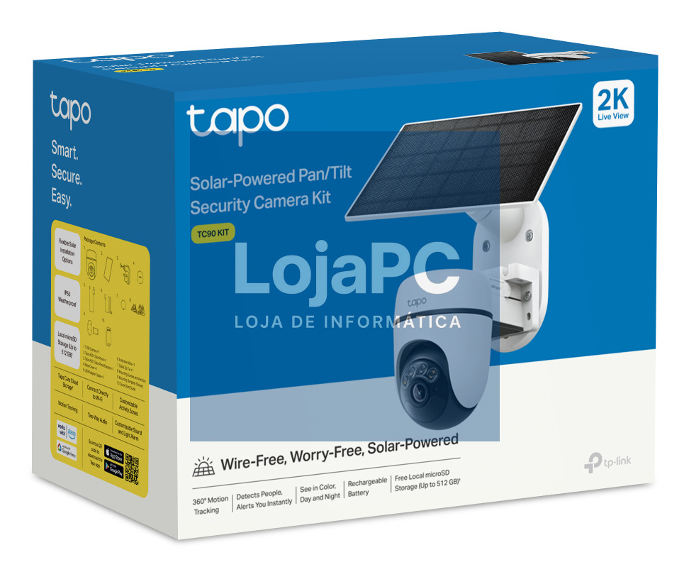 TP-LINK Solar-Powered Pan/Tilt Security Camera Kit