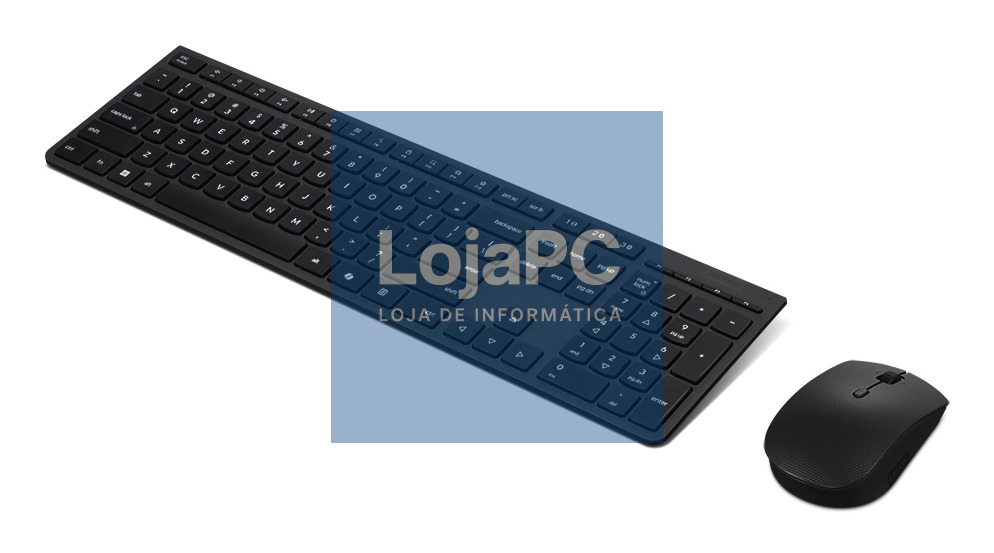 LENOVO Professional Wireless Rechargeable Keyboard and Mouse Combo Portugese