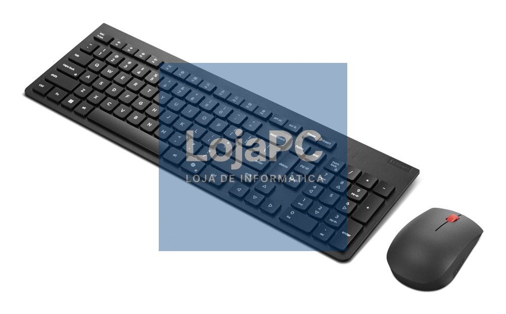 LENOVO Essential Wireless Combo Keyboard and Mouse Gen2 AI - Portuguese
