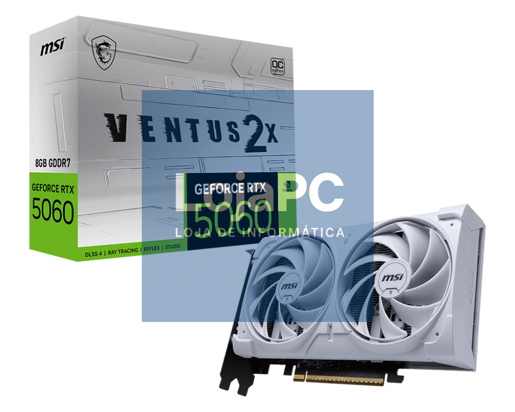MSI GeForce RTX 5060 8G VENTUS 2X OC WHITE