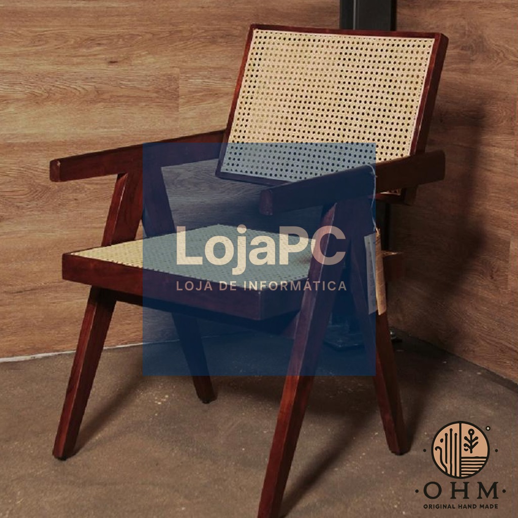 Cadeira Rattan Brown