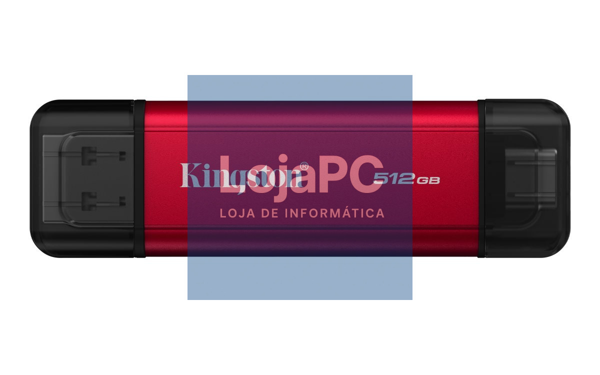 KINGSTON 512GB Dual USB-A/C Portable SSD Up to 1050MB/s USB 3.2 Gen 2