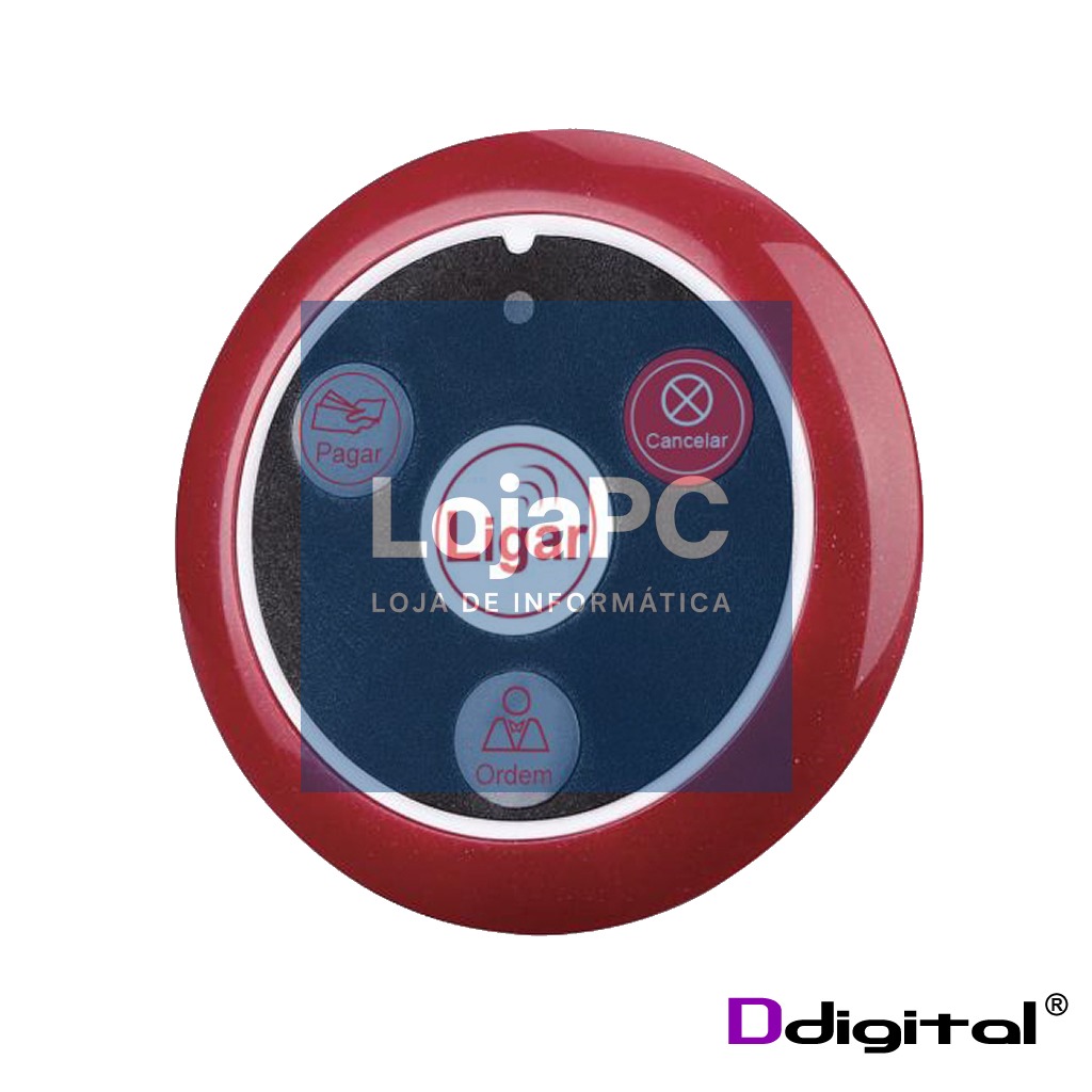 Pager Chamada Mesa Ddigital C/ 4 Botões - SK117-4