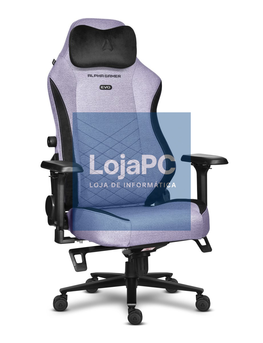 ALPHA GAMER ALEGRA EVO LAVENDER HAZE FABRIC