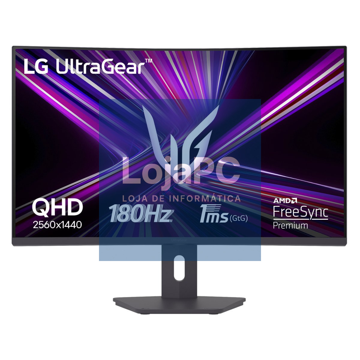 LG 32G600A-B.AEUQ 32inch QHD UltraGear 180Hz Curved Gaming Monitor 2xHDMI DP