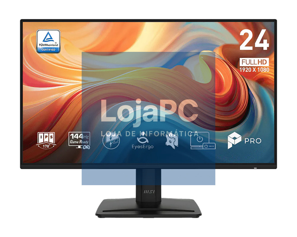 MSI PRO MP243 E14 23.8INCH FHD Flat 144HZ 1ms 1xHDMI 1xDP EU
