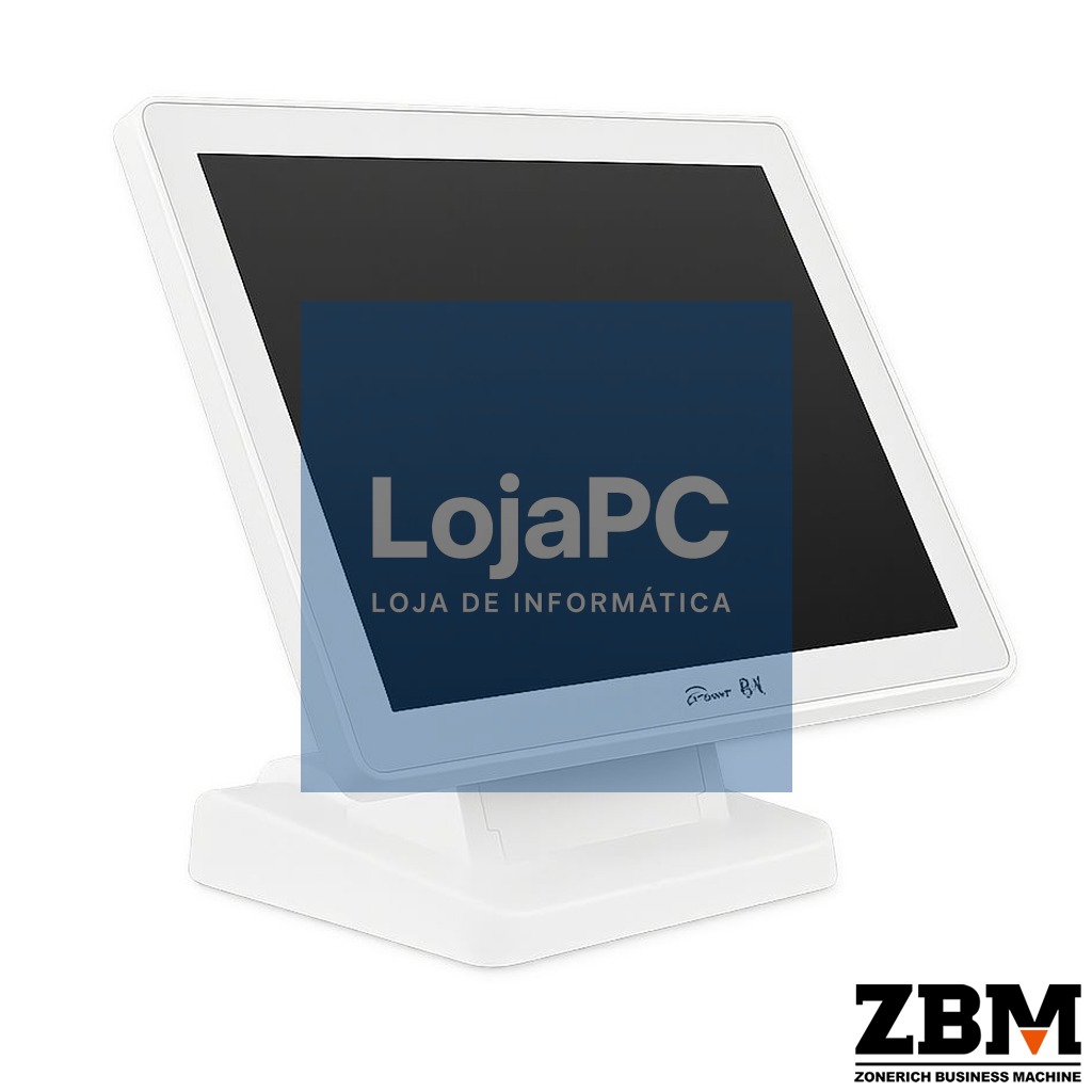 Monitor Touch ZBM 17" Branco VGA + HDMI  - ZQ-1700BTW