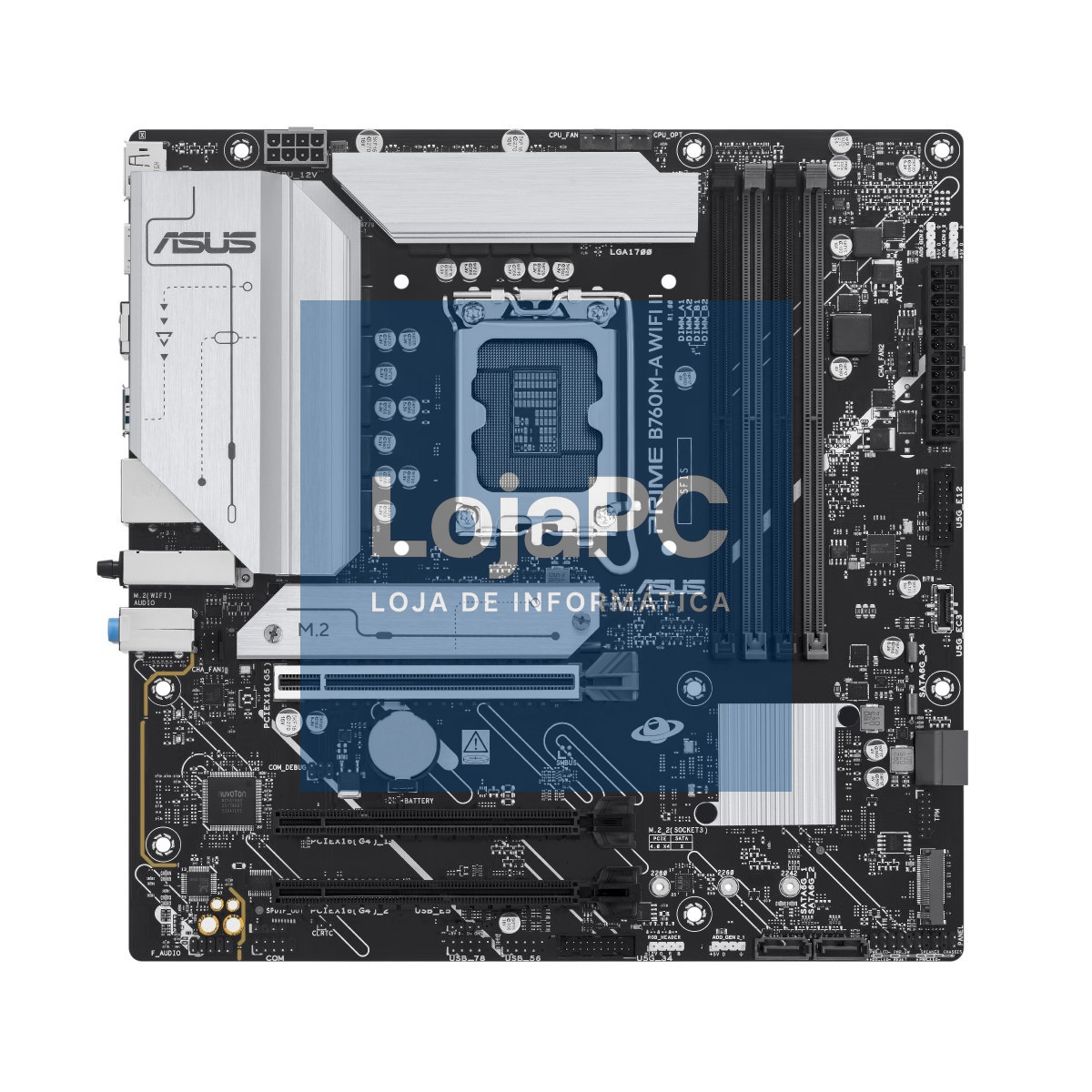 ASUS PRIME B760M-A WIFI II LGA 1700 mATX motherboard DDR5 1xHDMI 1xDP 2xM.2 4xSATA