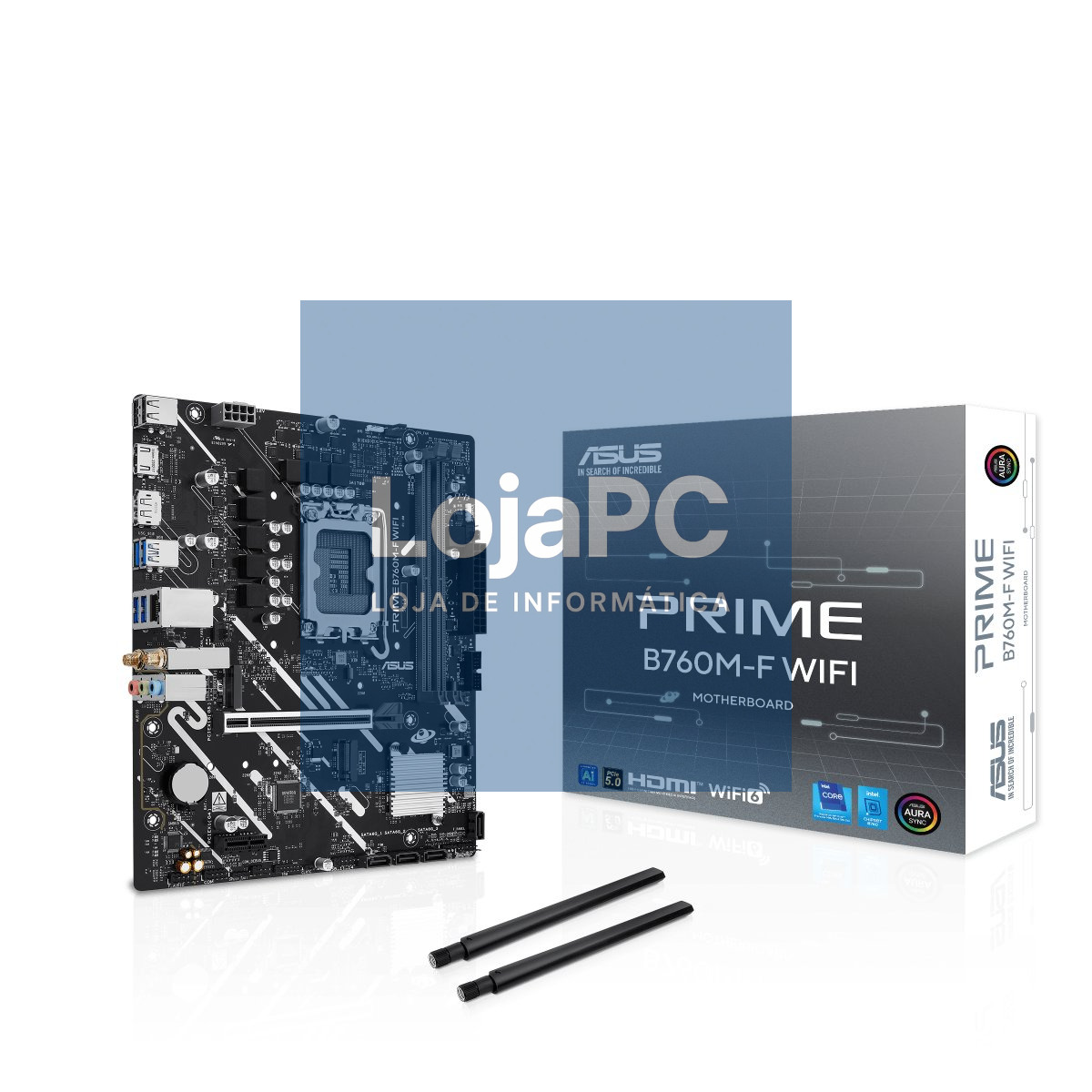 ASUS PRIME B760M-F WIFI LGA 1700 mATX motherboard DDR5 1xHDMI 1xDP 2xM.2 4xSATA