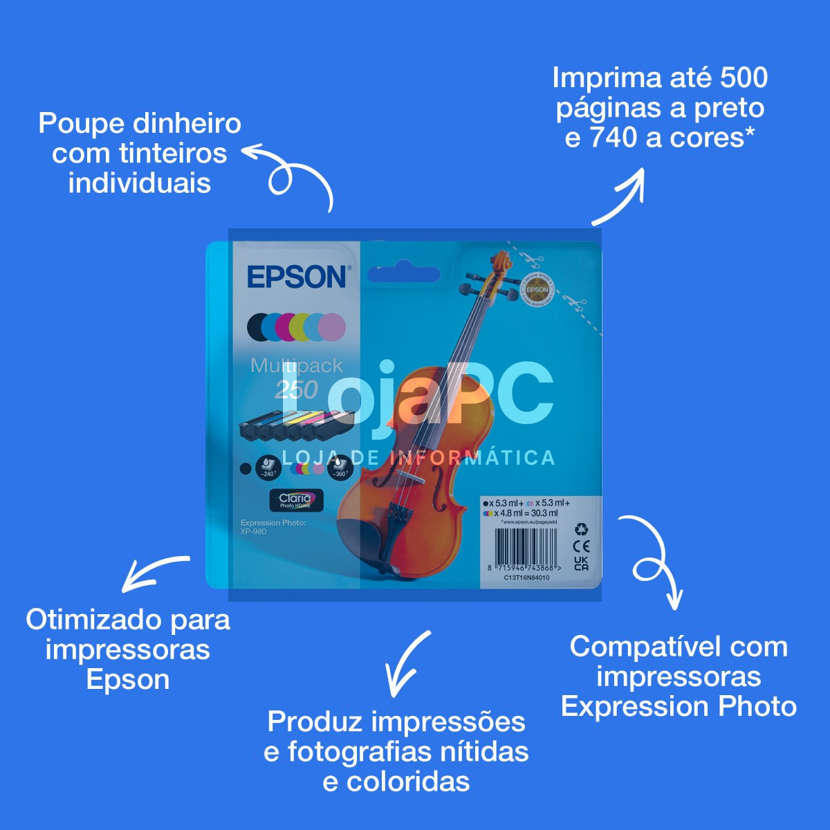 EPSON Multipack 6-colours 250 Ink