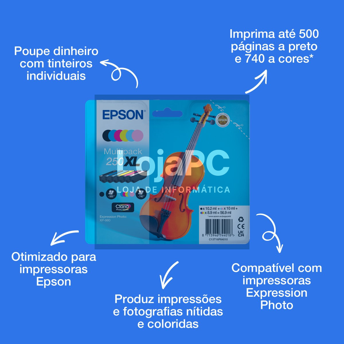 EPSON Multipack 6-colours 250XL Ink