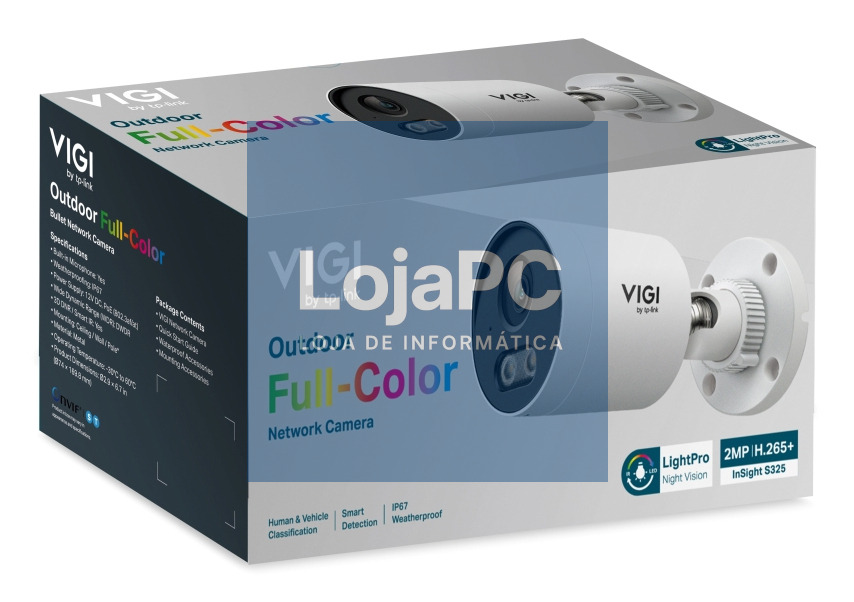 TP-LINK VIGI INSIGHT 2MP FULL-COLOR BULLET 6MM
