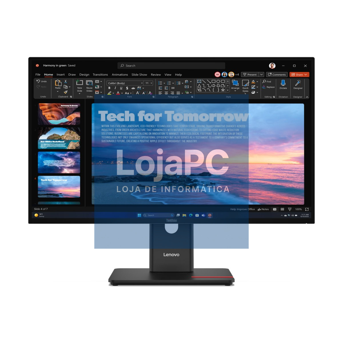 LENOVO THINKVISION T27QD-40 27INCH MONITOR