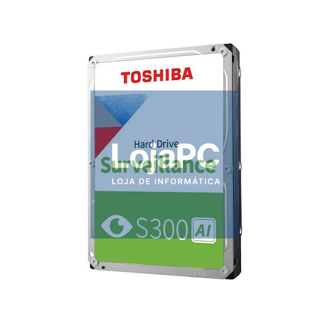 TOSHIBA INTERNAL HDD 3.5INCH 18TB SURVEILLANCE S300 AI 7200RPM 512MB BULK