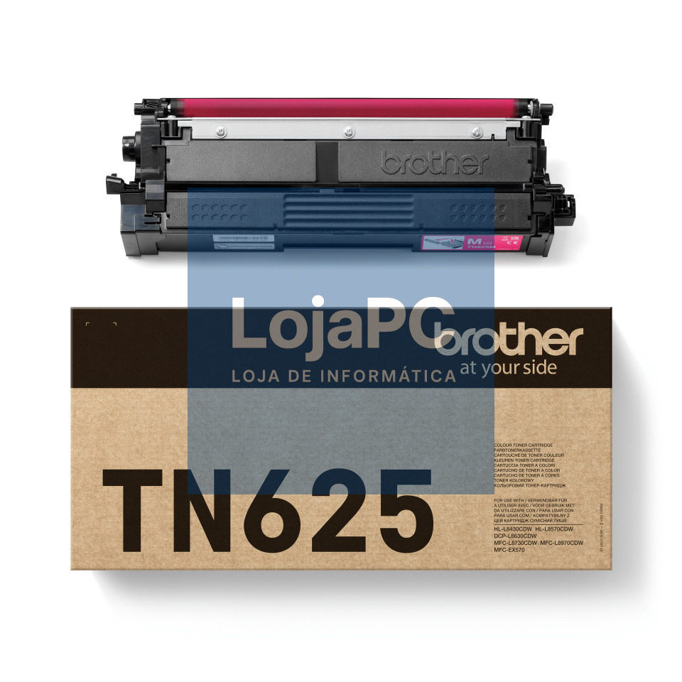 BROTHER TN-625M Magenta Toner Cartridge capacity 1.800 pages HLL8430CDW HLL8570CDW MFCL8730CDW MFCL8970CDW