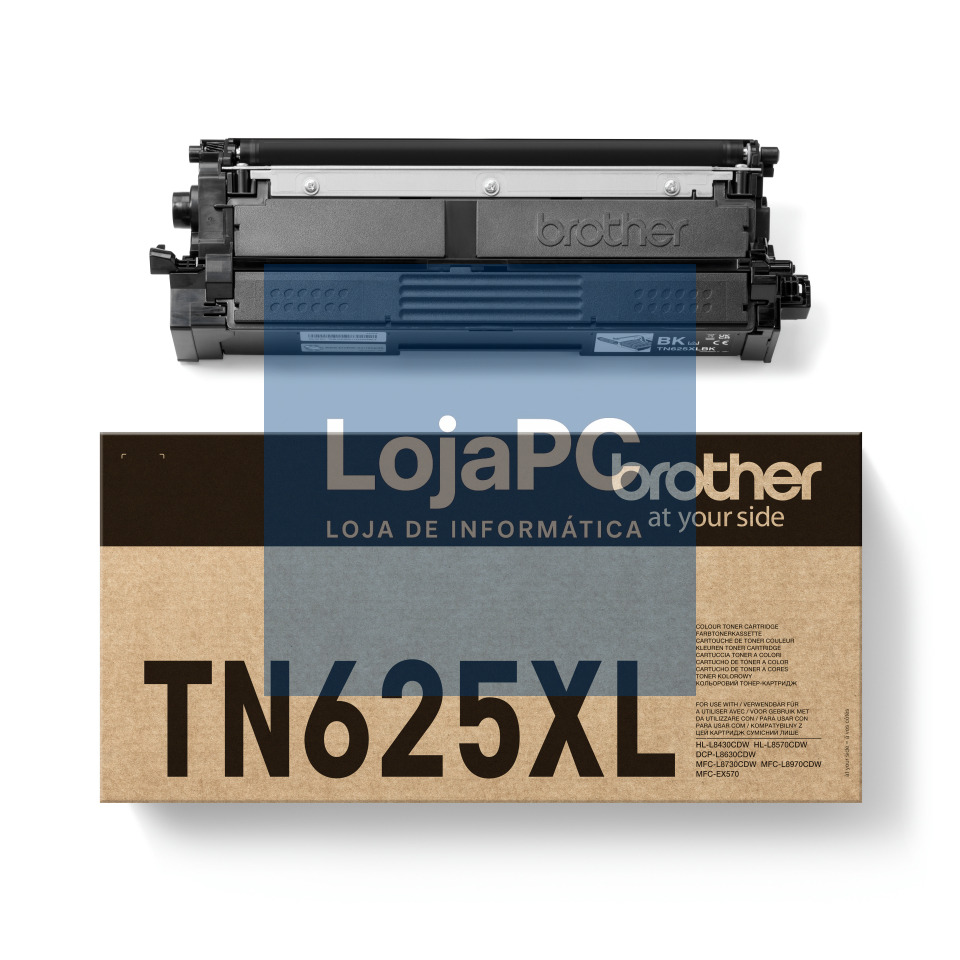 BROTHER TN-625XLBK High Yield Black Toner Cartridge capacity 5.500 pages HLL8430CDW HLL8570CDW MFCL8730CDW MFCL8970CDW