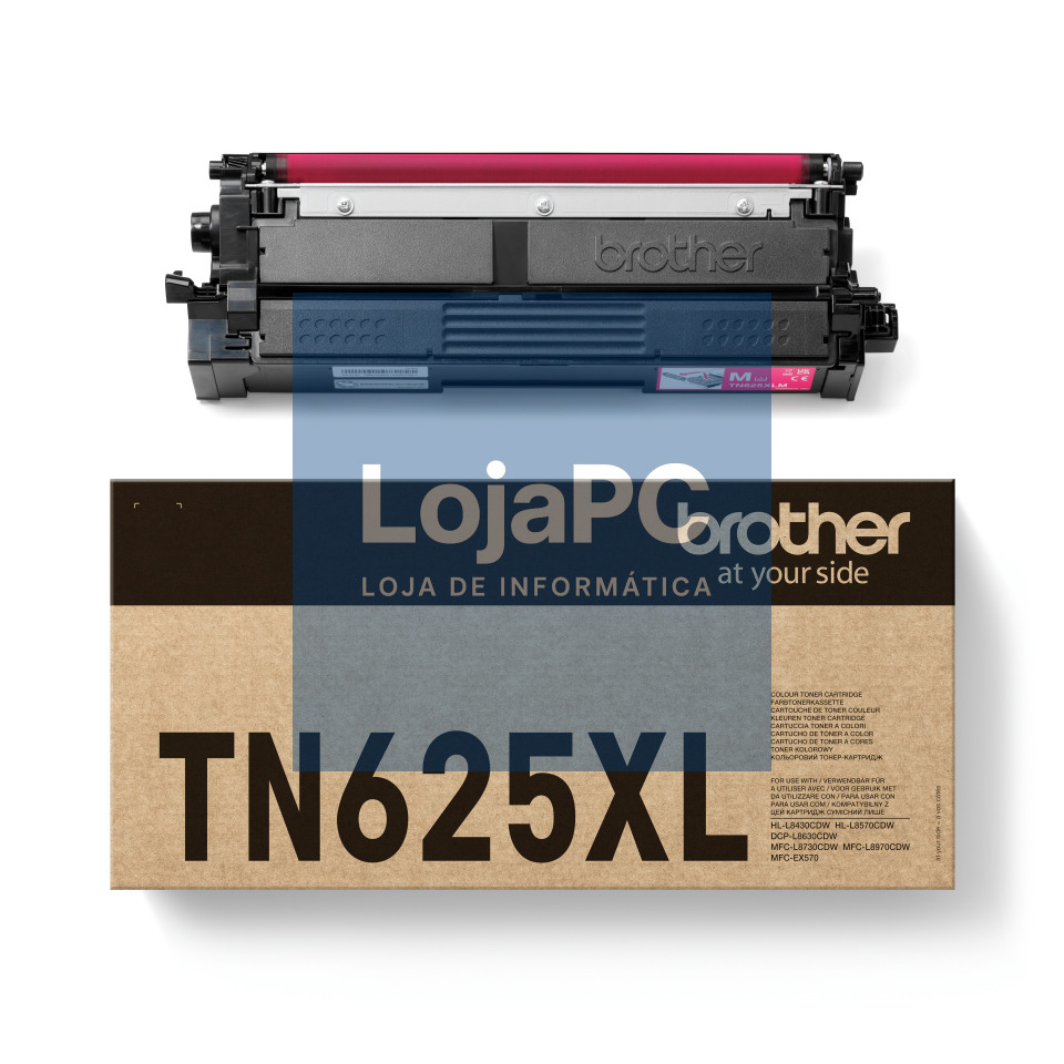 BROTHER TN-625XLM High Yield Magenta Toner Cartridge capacity 4.500 pages HLL8430CDW HLL8570CDW MFCL8730CDW MFCL8970CDW