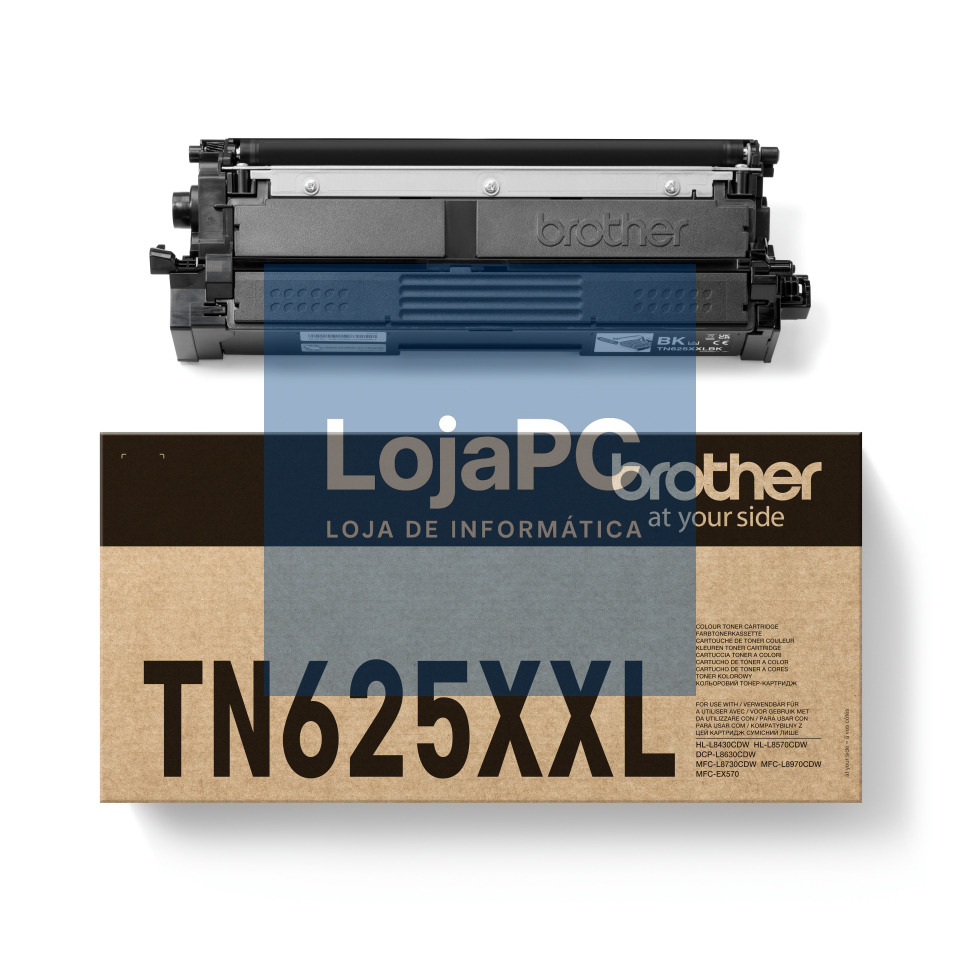 BROTHER TN-625XXLBK Super High Yield Black Toner Cartridge capacity 7.500 pages HLL8430CDW HLL8570CDW MFCL8730CDW MFCL8970CDW