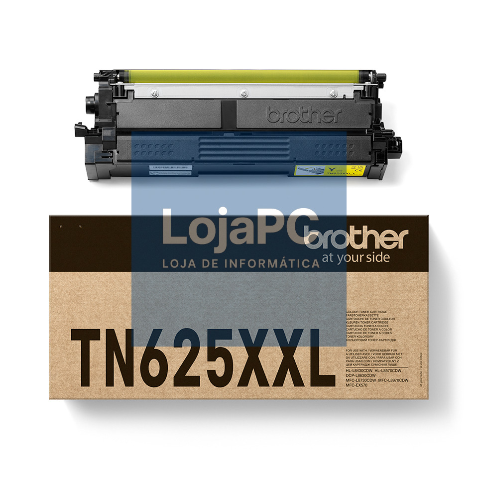 BROTHER TN-625XXLY Super High Yield Yellow Toner Cartridge capacity 6.500 pages HLL8430CDW HLL8570CDW MFCL8730CDW MFCL8970CDW