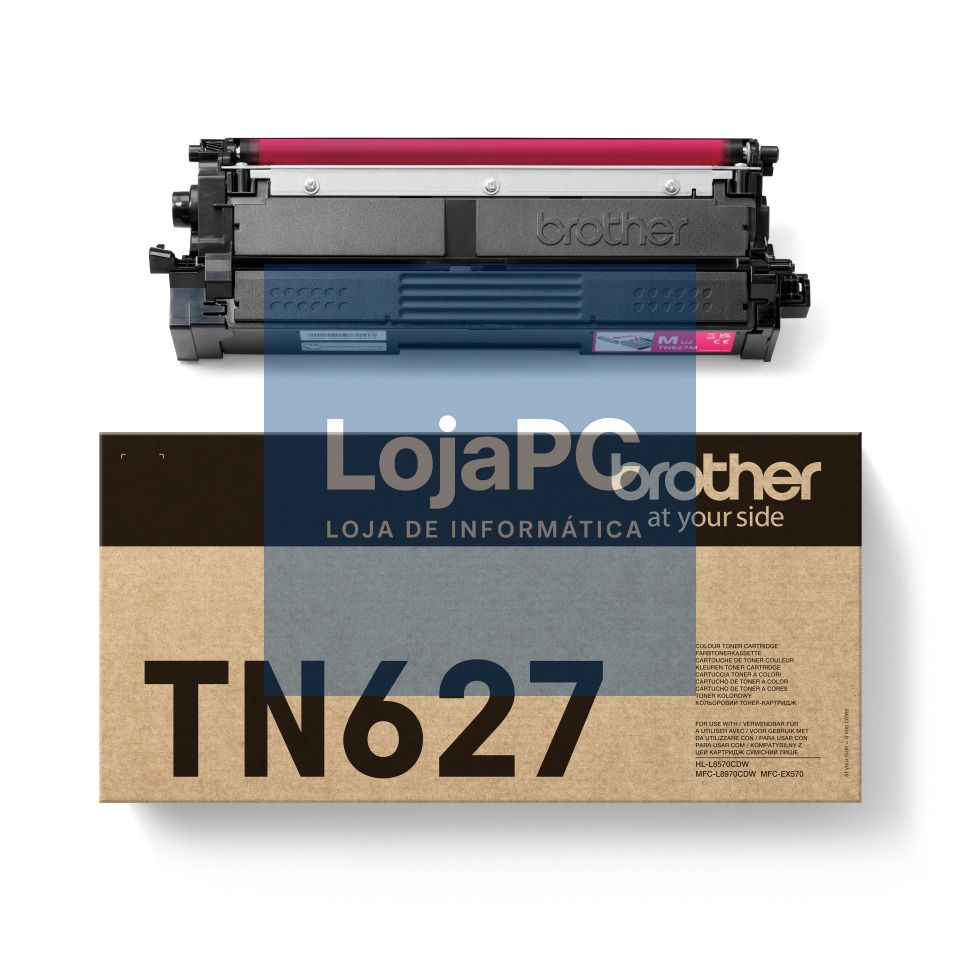 BROTHER TN-627M Ultra High Yield Magenta Toner Cartridge capacity 10.000 pages HLL8570CDW MFCL8970CDW