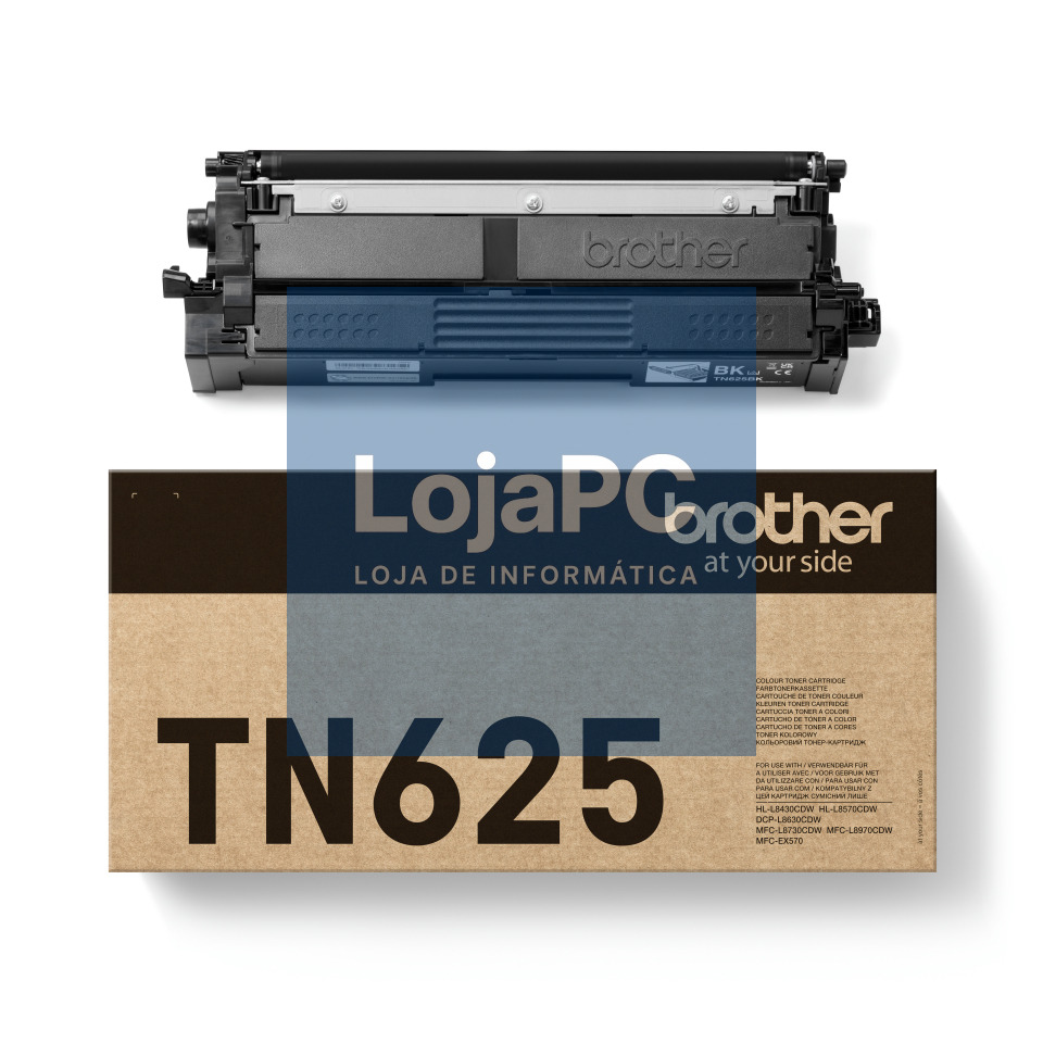 BROTHER TN-625BK Black Toner Cartridge capacity 3.000 pages HLL8430CDW HLL8570CDW MFCL8730CDW MFCL8970CDW