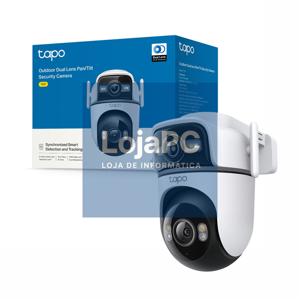 TP-LINK Outdoor Dual Lens Pan/Tilt Security Camera TC47 EU SSC373D+SC3336P+SC3336P+ATBM6062-CU