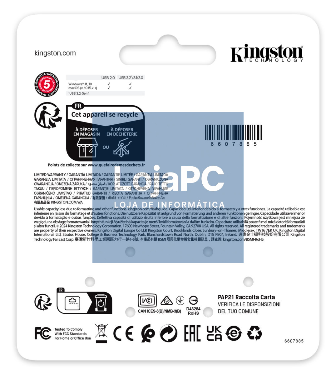 KINGSTON 128GB DataTraveler SE9 G3 - Dark Nickle