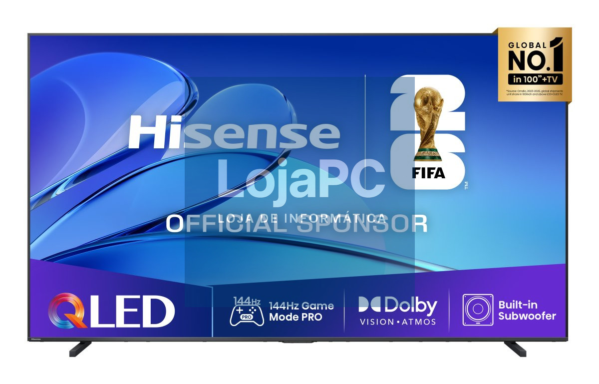 HISENSE SMART TV 98E7Q 98INCH 4K ULTRA HD QLED 120Hz BLACK
