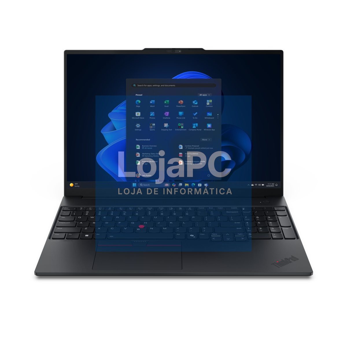 LENOVO E16 G3 LNL Ultra 7 258V 16INCH FHD 32GB 1TB SSD Intel Arc Graphics WIN11 PRO 1YR